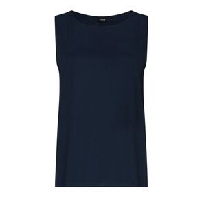 Marella sleeveless shoulder pad crew neck cotton top size S like new condition